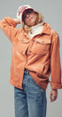 Urban Daizy Oversized Sherpa Lined Corduroy Shacket Beige Shirt Jacket Shacket - Women's (UDZ-OT-00163) – alternate view 12