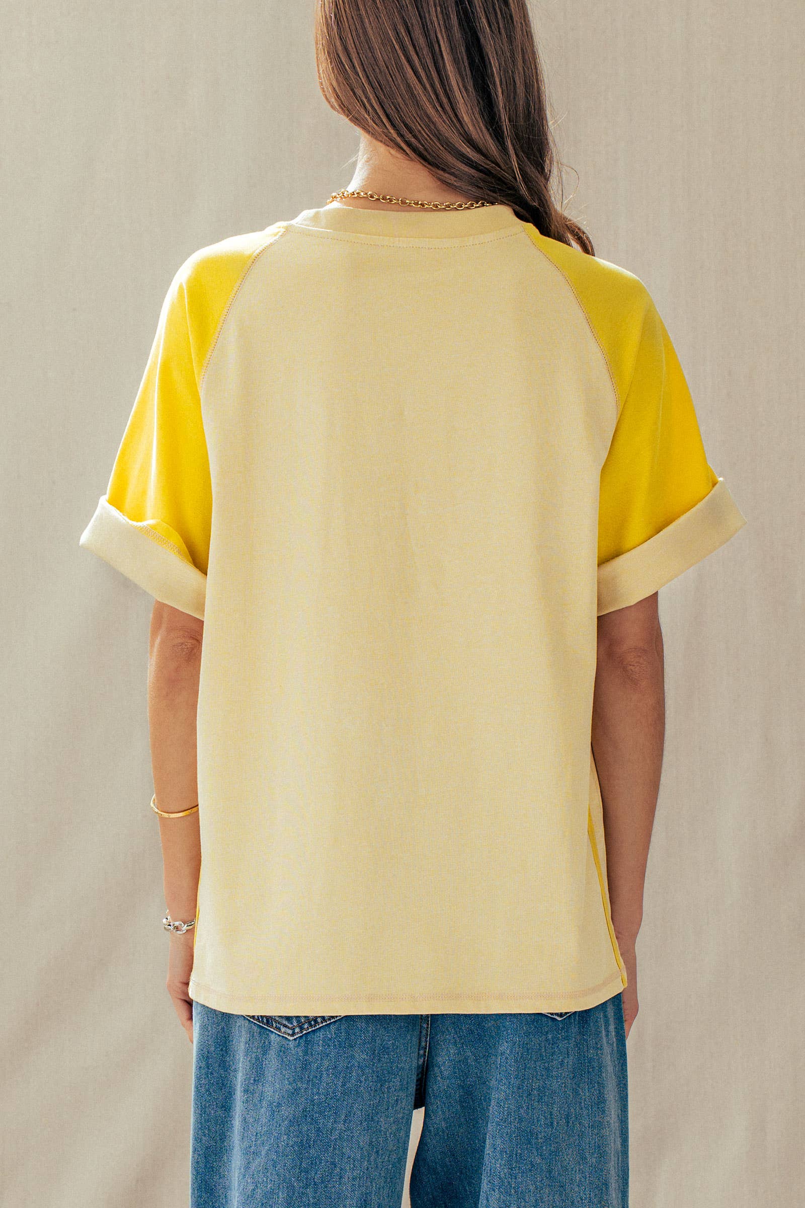 Vintage Varsity Graphic Raglan Sleeve Tee