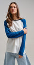 All-Star Vintage Baseball Tee in BLUE - Women's T-Shirts & Polos | Urban Daizy