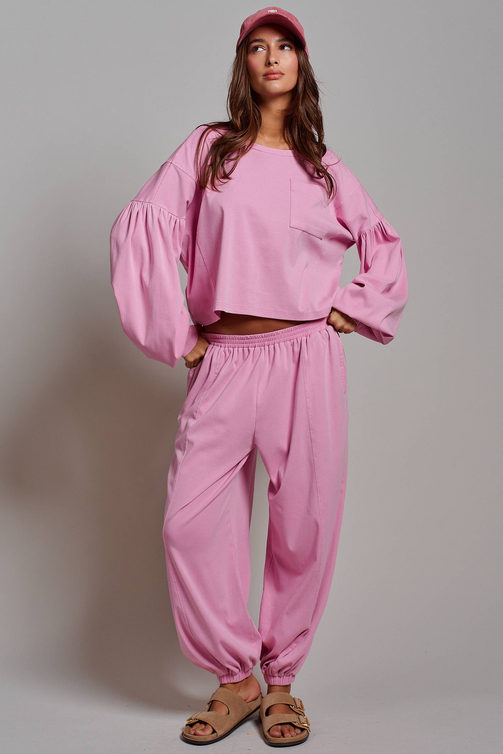 Mineral Wash Cotton Lounge Set