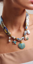Urban Daizy Silk Scarf Coastal Charm Necklace Gold Pendant/Charm Necklace (TNAC0443-Gold) – alternate view 2