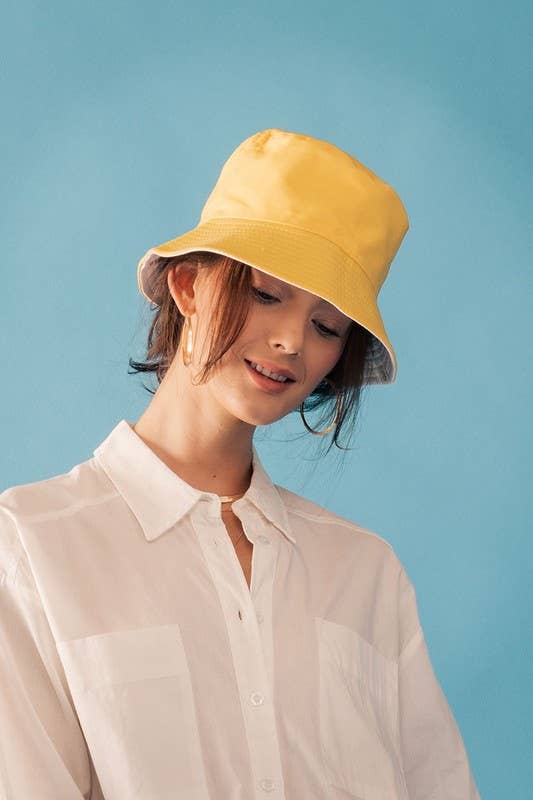 Chic Foldable Cotton Bucket Hat for Summer Hats