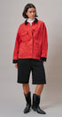 Oversized Utility Barn Jacket in RED - Women's Jackets & Blazers | Urban Daizy