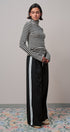 Side Stripe Drawstring Wide-Leg Pants in BLACK - Women's Casual Pants | Urban Daizy