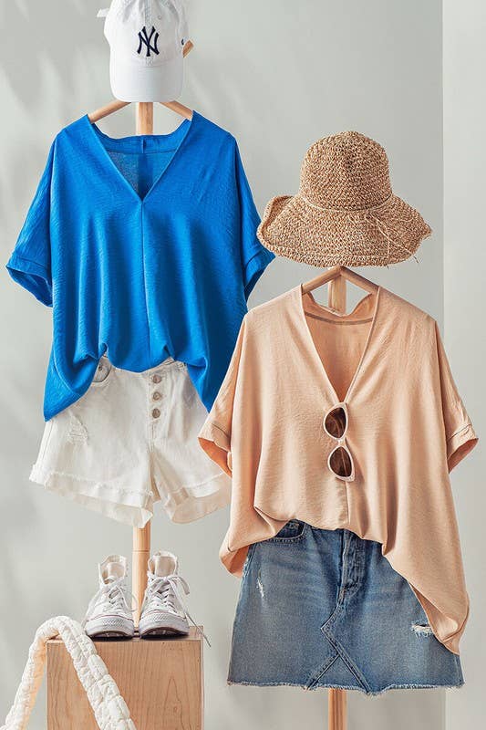 Breezy Airflow V-Neck Top