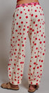 Retro Candy Pop Polka Dot Pants in CREAM RED - Women's Pants | Urban Daizy