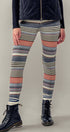 Urban Daizy Cozy Multi Striped Sweater Knit Winter Leggings Mocha Athletic Lounge Leggings - Women's (UDZ-XX-00002) –…