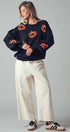 Urban Daizy Pumpkin Patch Balloon Sleeve Sweater Rust Knit Sweater - Women's (UDZ-TP-00814) – alternate view 17