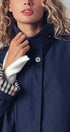 Urban Daizy Modern A-Line Trench Jacket Navy Jacket - Women's (UDZ-TP-00812) – alternate view 9