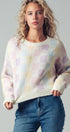 Urban Daizy Pastel Checkered Coquette Bow Knit Sweater Pastel Knit Sweater - Women's (UDZ-KN-00553) – alternate view 2