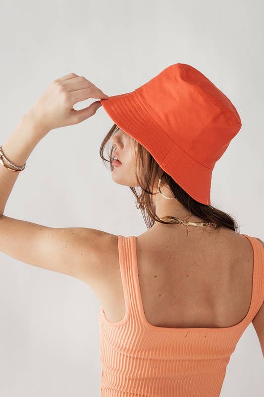 Chic Foldable Cotton Bucket Hat for Summer Hats