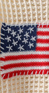Urban Daizy American Flag Patch Open Knit Cotton Sweater Ivory Knit Sweater - Women's (TNSW1129) – alternate view 6