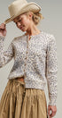 Muted Leopard Print Knit Button Cardigan in LEOPARD - Women's Cardigans & Shrugs | Urban Daizy