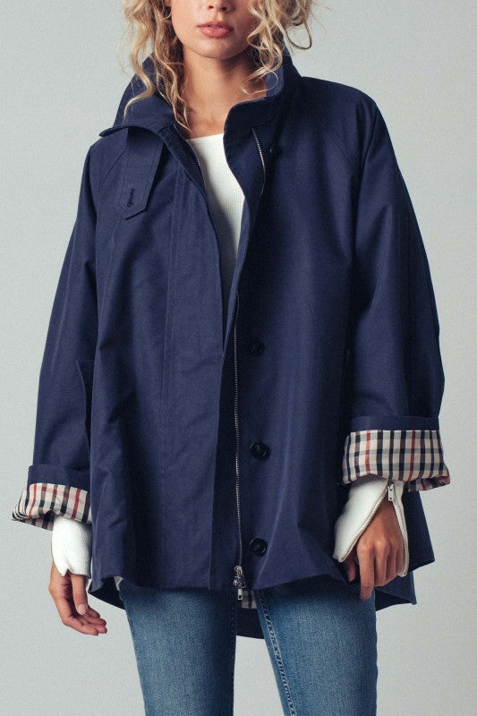 Modern Trench Jacket in KHAKI - Women's Jackets & Blazers | Urban Daizy