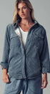 Urban Daizy Plaid Lined Corduroy Flannel Shacket Black Shirt Jacket Shacket - Women's (UDZ-OT-00018) – alternate view 16