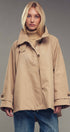 Urban Daizy Modern A-Line Trench Jacket Navy Jacket - Women's (UDZ-TP-00812) – alternate view 17