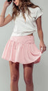Urban Daizy Countryside Comfort Lined Mini Skirt Pink Skirt - Women's (UDZ-SK-00101) – alternate view 16