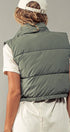 Urban Daizy Essential Puffer Down Vest with Adjustable Hem Black Outerwear Vest - Women's (UDZ-OT-00272) – alternate view 11