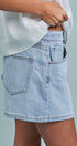 Urban Daizy Classic Relaxed Everyday Denim Shorts Lt-Denim Shorts - Women's (TNPT0836-Lt-Denim) – alternate view 4