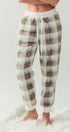 Urban Daizy Cozy Checkered Jogger Style Pajama Pants Ash-Blue Sleepwear Bottom - Women's (UDZ-PT-00127) – alternate view 15