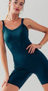 Urban Daizy Biker Length Adjustable Strap Bodysuit Pine Bodysuit - Women's (UDZ-AC-00117) – alternate view 6