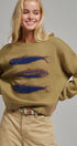 Seaside Sardine Oversized Summer Knit Sweater in LT OLIVE - Women's Sweaters | Urban Daizy