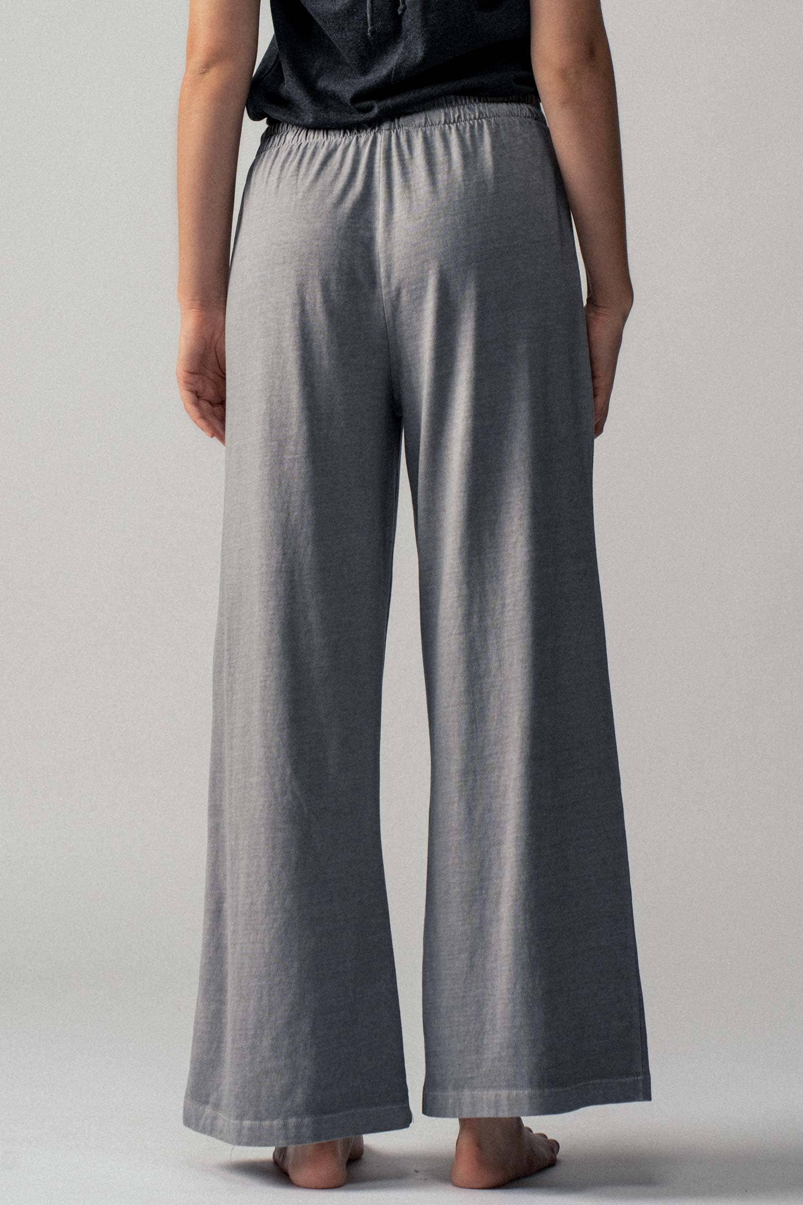 Vintage Wash Cotton Flare Yoga Pants