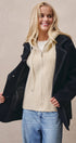 Hooded Wool Blend Oversized Short Coat in BLACK - Women's Coats | Urban Daizy