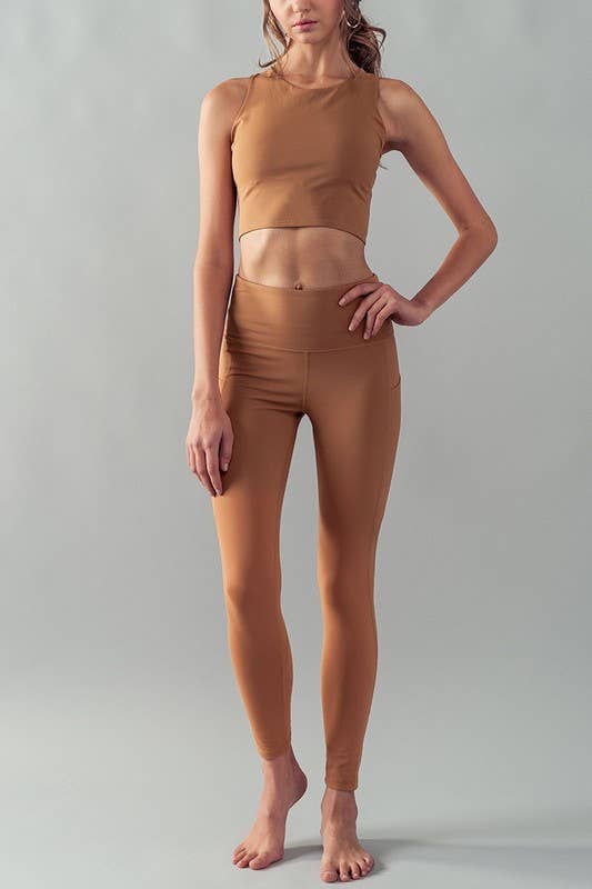 Urban Daizy High-Waisted Side Pocket Active Leggings Black Athletic Lounge Leggings - Women's (UDZ-PT-00158) – alternate…