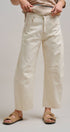 Urban Daizy Ecru White Wide Leg Barrel Jeans ECRU Jeans - Women's (TNPT0808-ECRU)