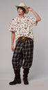 Rodeo Charm Print Oversized Tee in LT KHAKI - Women's Graphic T-shirts | Urban Daizy