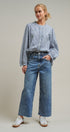Wide Leg High Waist Denim Jeans in DENIM - Women's Straight Jeans | Urban Daizy