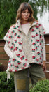 Painted Garden Fuzzy Vest in PRINT - Women's Vests | Urban Daizy