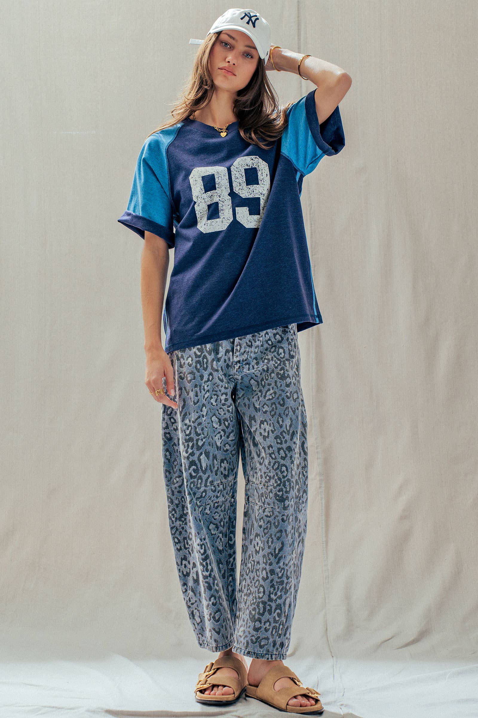 Vintage Varsity Graphic Raglan Sleeve Tee