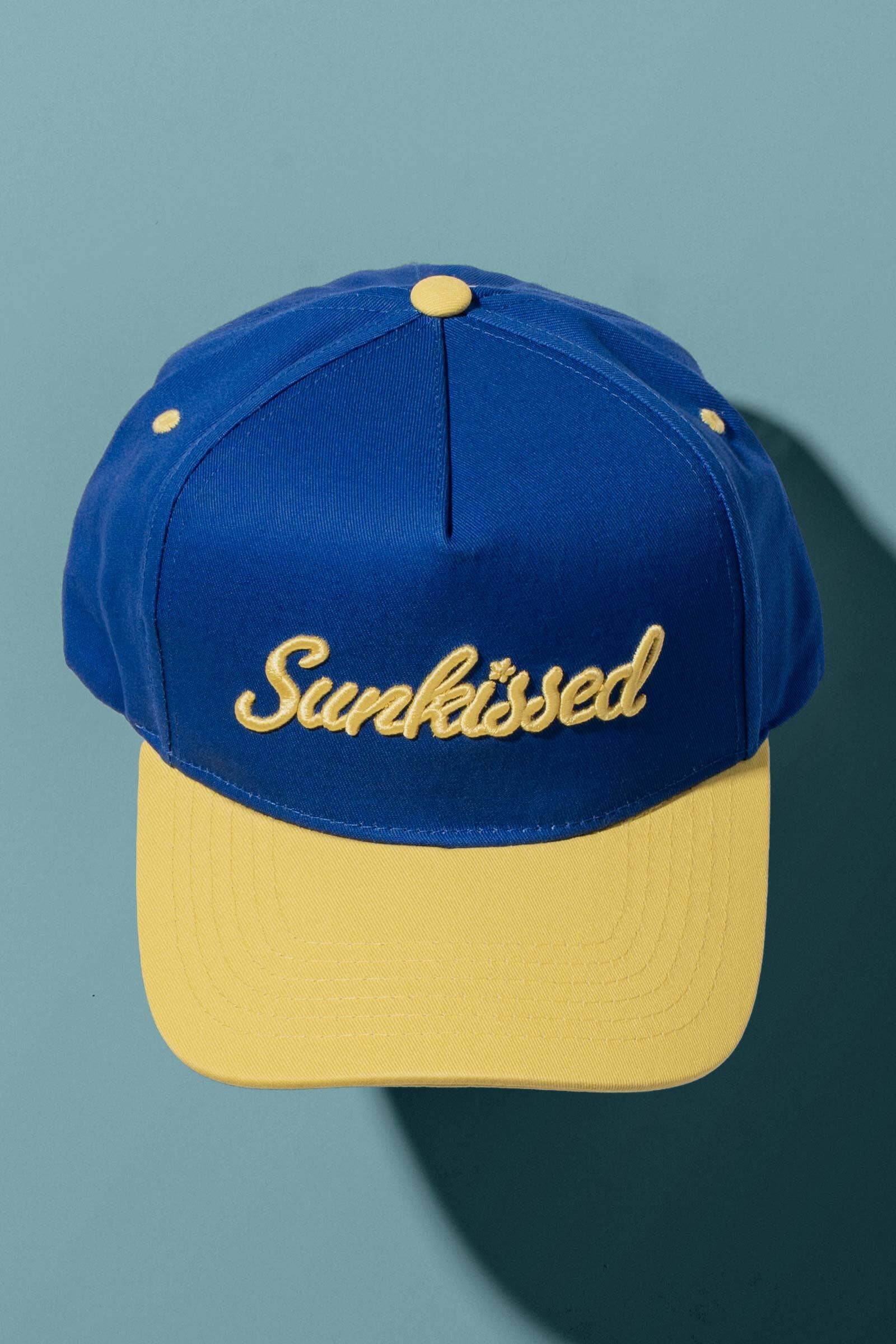 Sunkissed Embroidered Two-Tone Trucker Cap