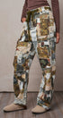 Camo Cargo Pants Wide Leg Patchwork Utility Streetwear in MULTI - Women's Casual Pants | Urban Daizy