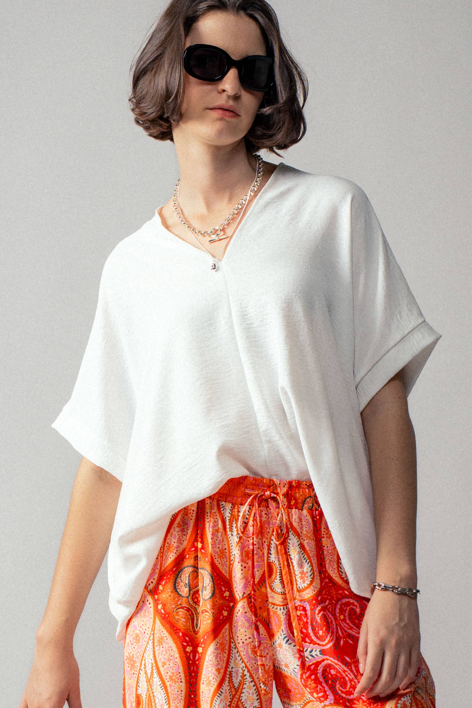 Breezy Airflow V-Neck Top