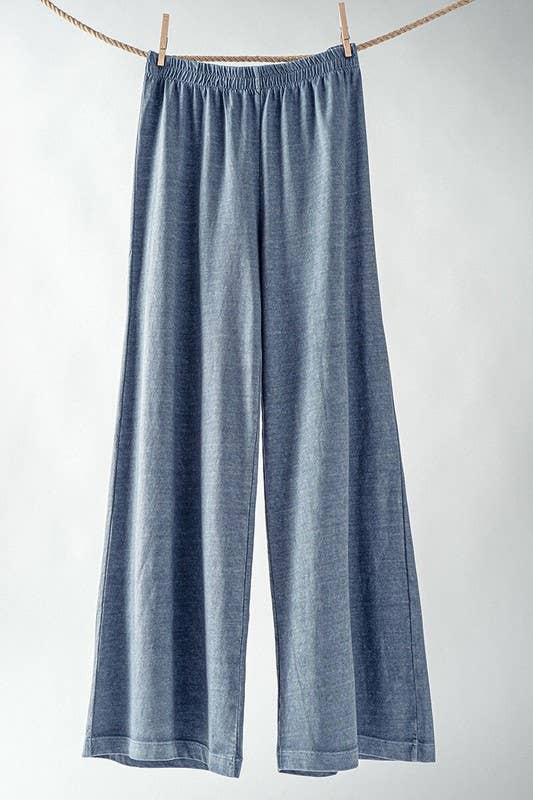Vintage Wash Cotton Flare Yoga Pants