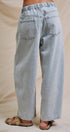 Urban Daizy Relaxed Drawstring Barrel Denim Pants Lt-Denim Jeans - Women's (UDTP1477-Lt-Denim) – alternate view 4