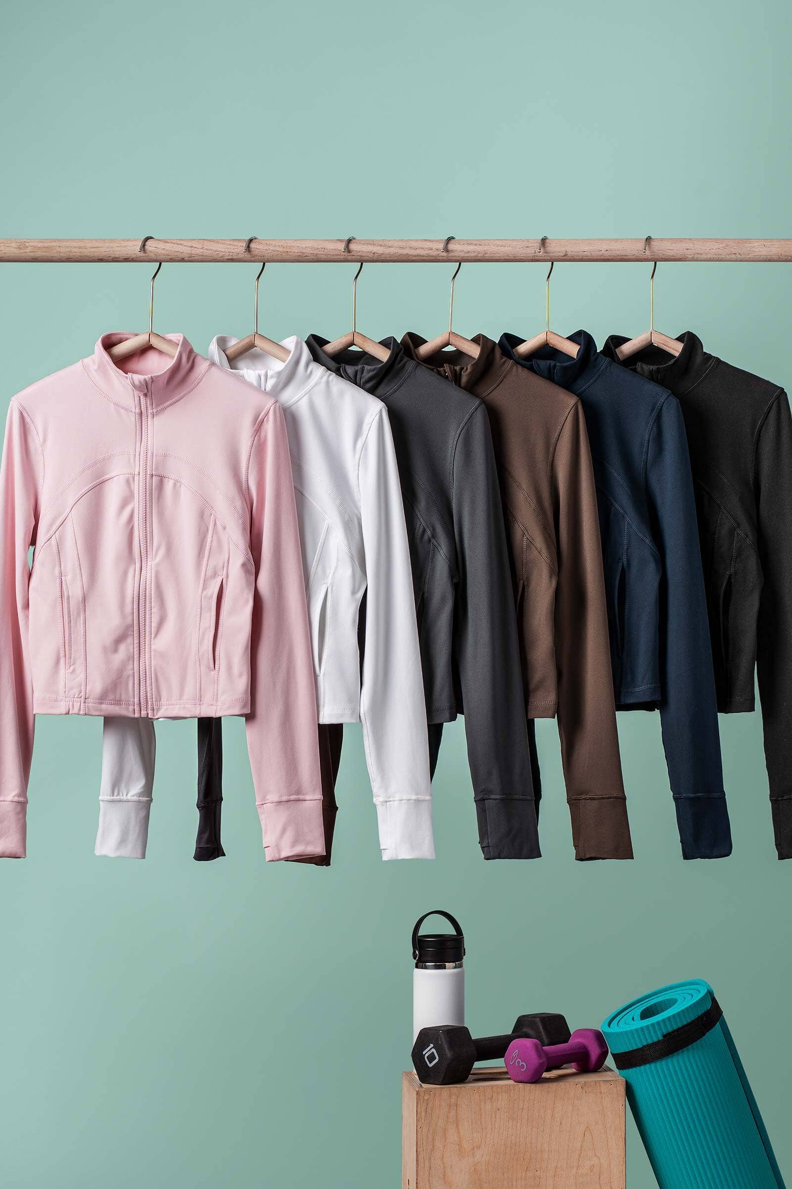 Slim Fit Paneled Zip-Up Activewear Jacket