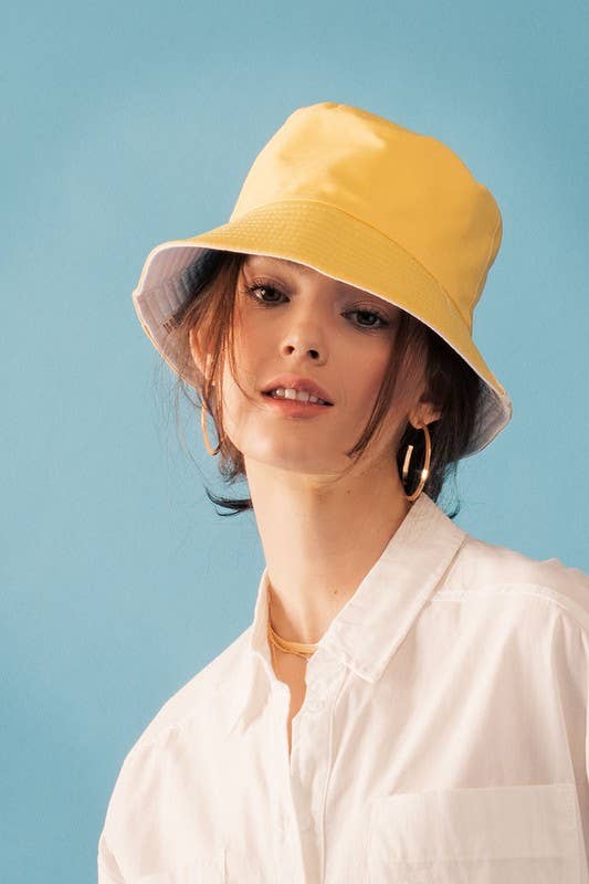 Chic Foldable Cotton Bucket Hat for Summer Hats