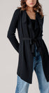 Urban Daizy Draped Front Long Sleeve Waist Tie Cardigan Taupe Cardigan - Women's (UDZ-KN-00530) – alternate view 8