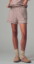 Urban Daizy Striped Knit Lounge Shorts Black Lounge Shorts - Women's (UDZ-TP-00814) – alternate view 17