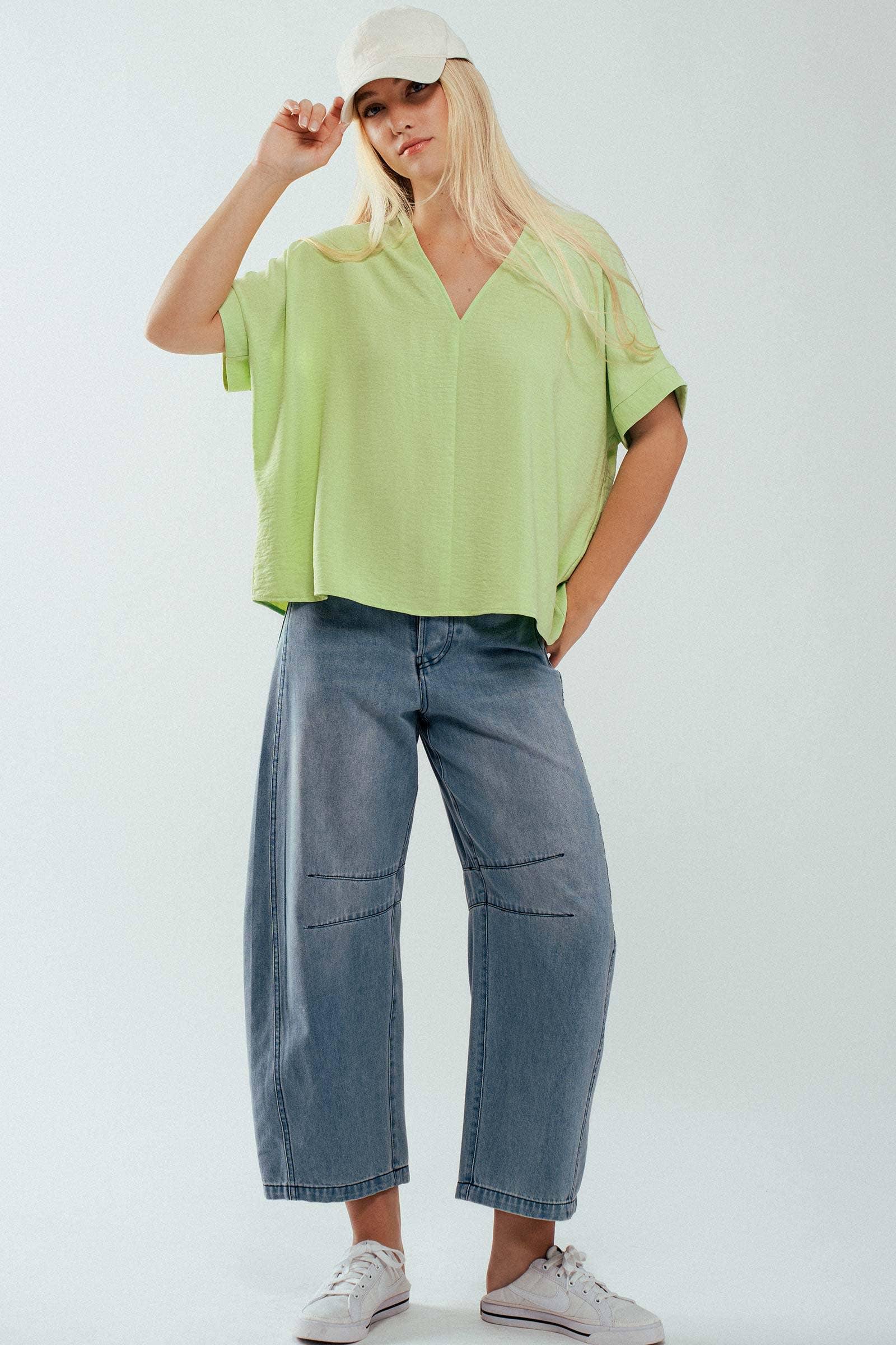 Breezy Airflow V-Neck Top