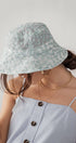 Urban Daizy Spring Floral Embroidered Daisy Pattern Bucket Hat Black Bucket Hat - Women's (UDZ-AC-00033) – alternate view 3