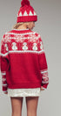 Graphic Fair Isle Wool Blend Sweater | wholesale knit sweater - women's | Urban Daizy