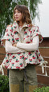Painted Garden Fuzzy Vest in PRINT - Women's Vests | Urban Daizy
