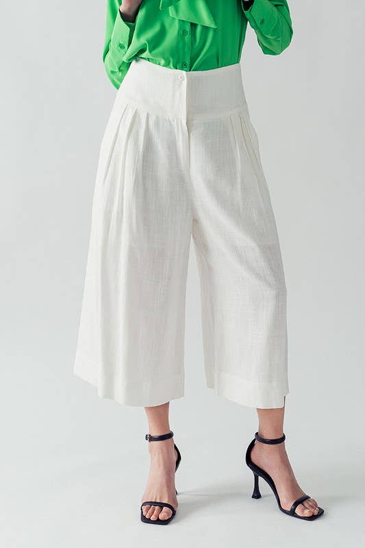 Urban Daizy Bohemian Extra Wide Leg Ankle Length Pull On Pants Blue Pants - Women's (UDZ-PT-00243) – alternate view 13