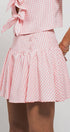 Urban Daizy Gingham Side-Button Mini Skirt Blue Skirt - Women's (UDZ-SK-00153) – alternate view 13