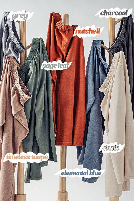 Vintage Wash Cotton Flare Yoga Pants